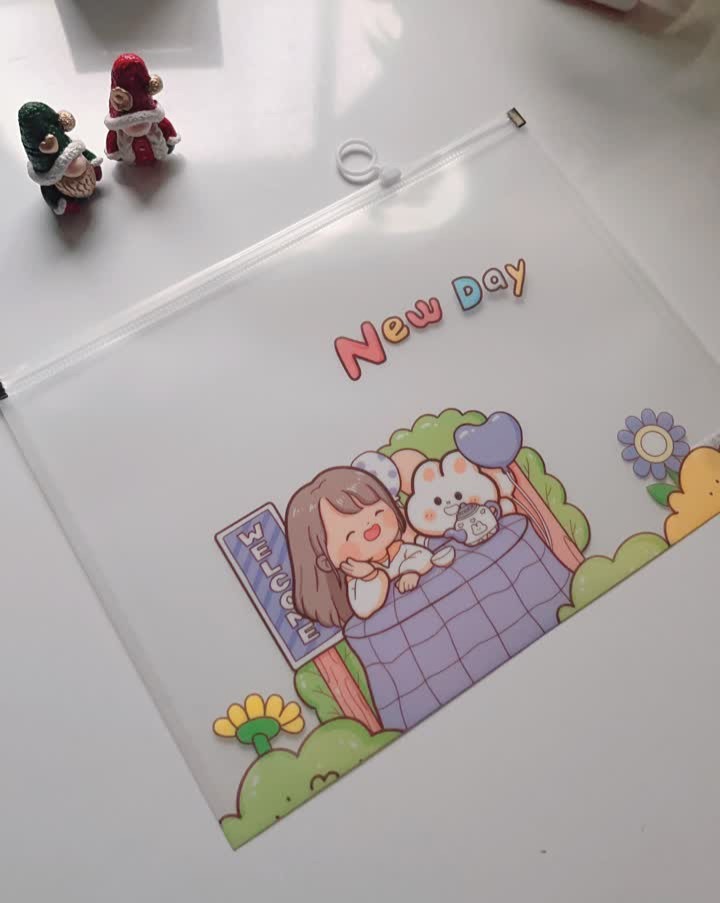 پوشه PVC طرح دختر