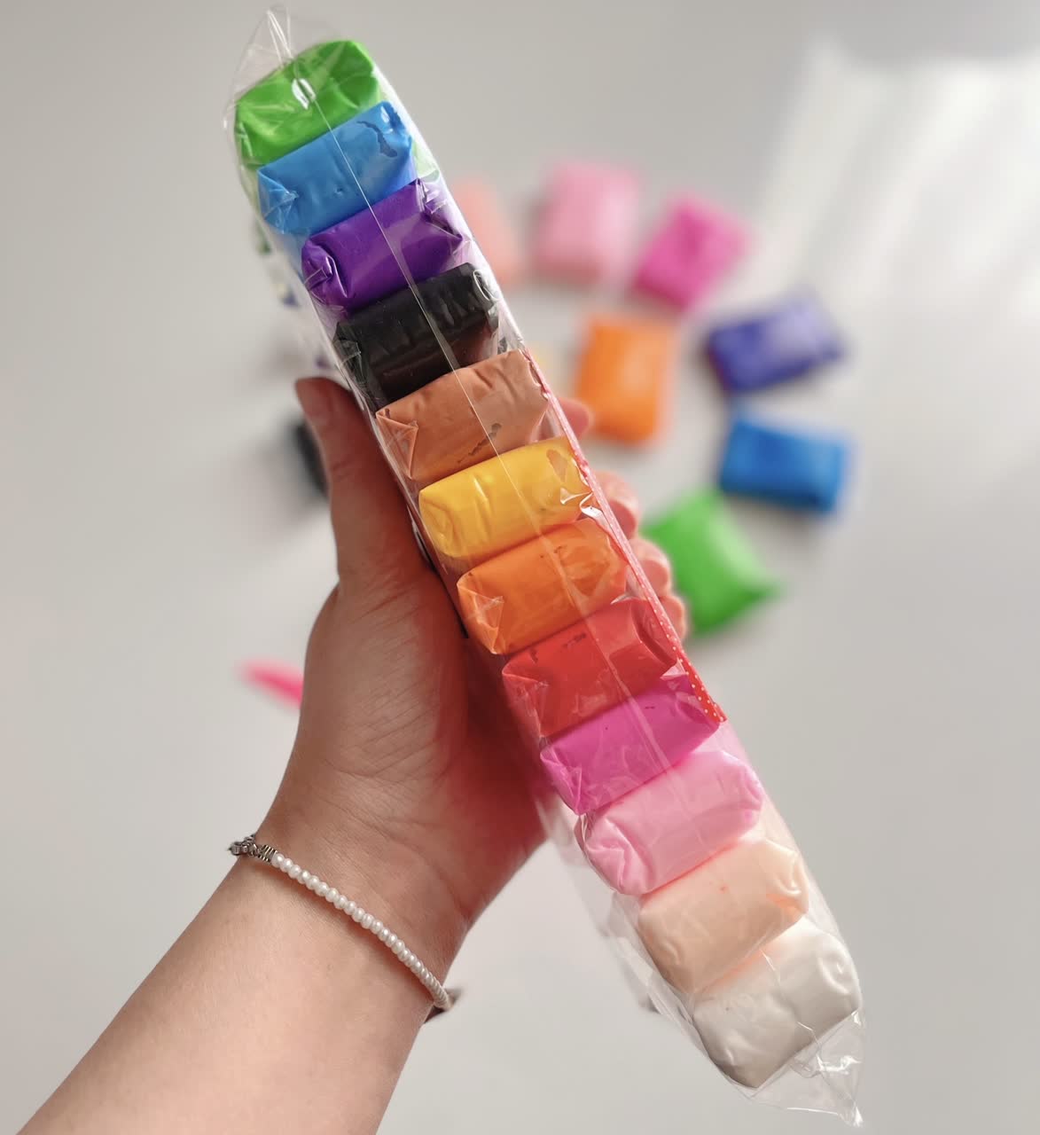 خمیر کلی ۱۲ رنگ