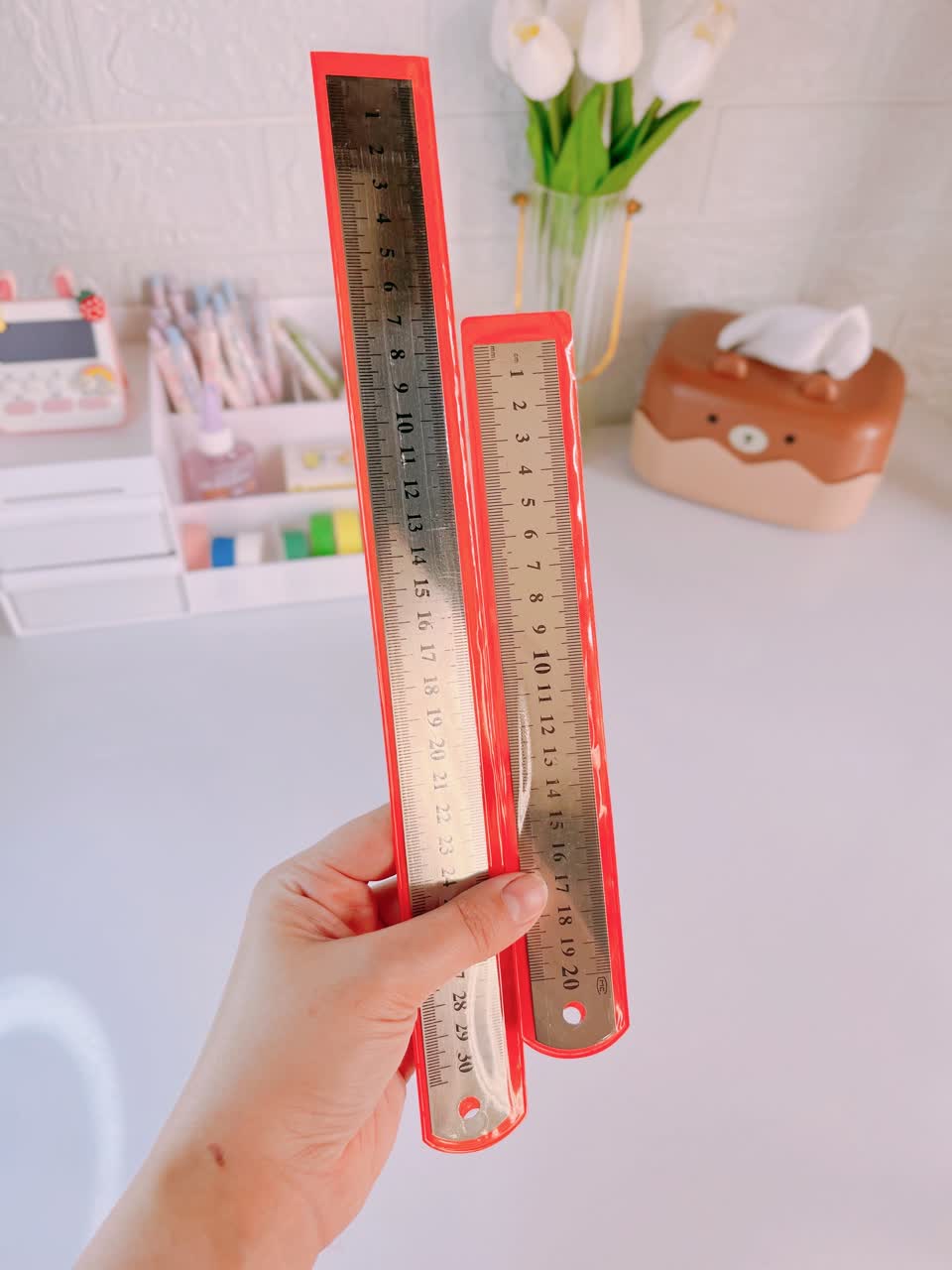 خطکش فلزی ۲۰ و ۳۰ سانت