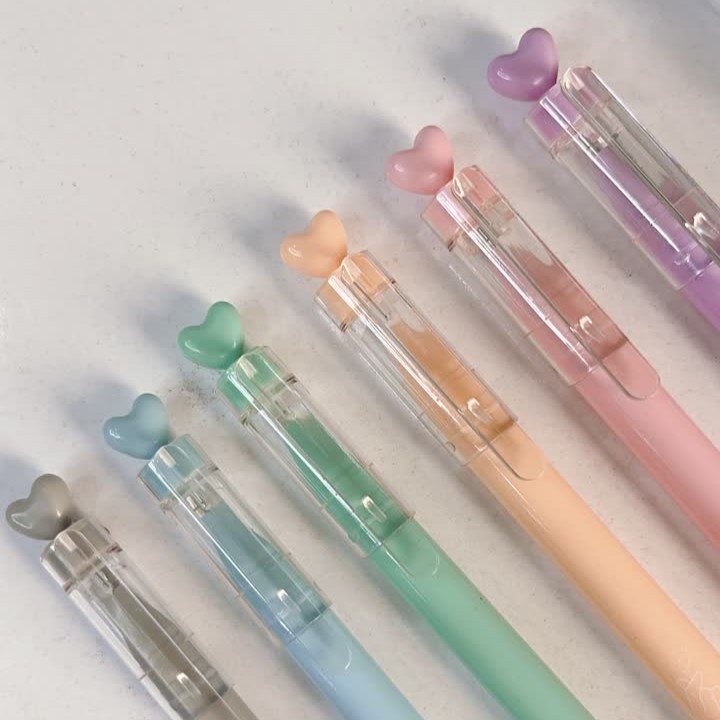 پک رواننویس رنگی قلبی